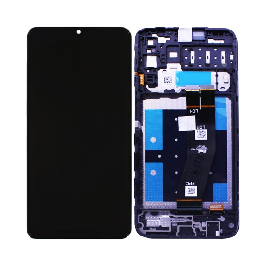 Touch+Display+Frame Samsung Galaxy A14 4G 2023/A145P/A145R Service Pack Preto